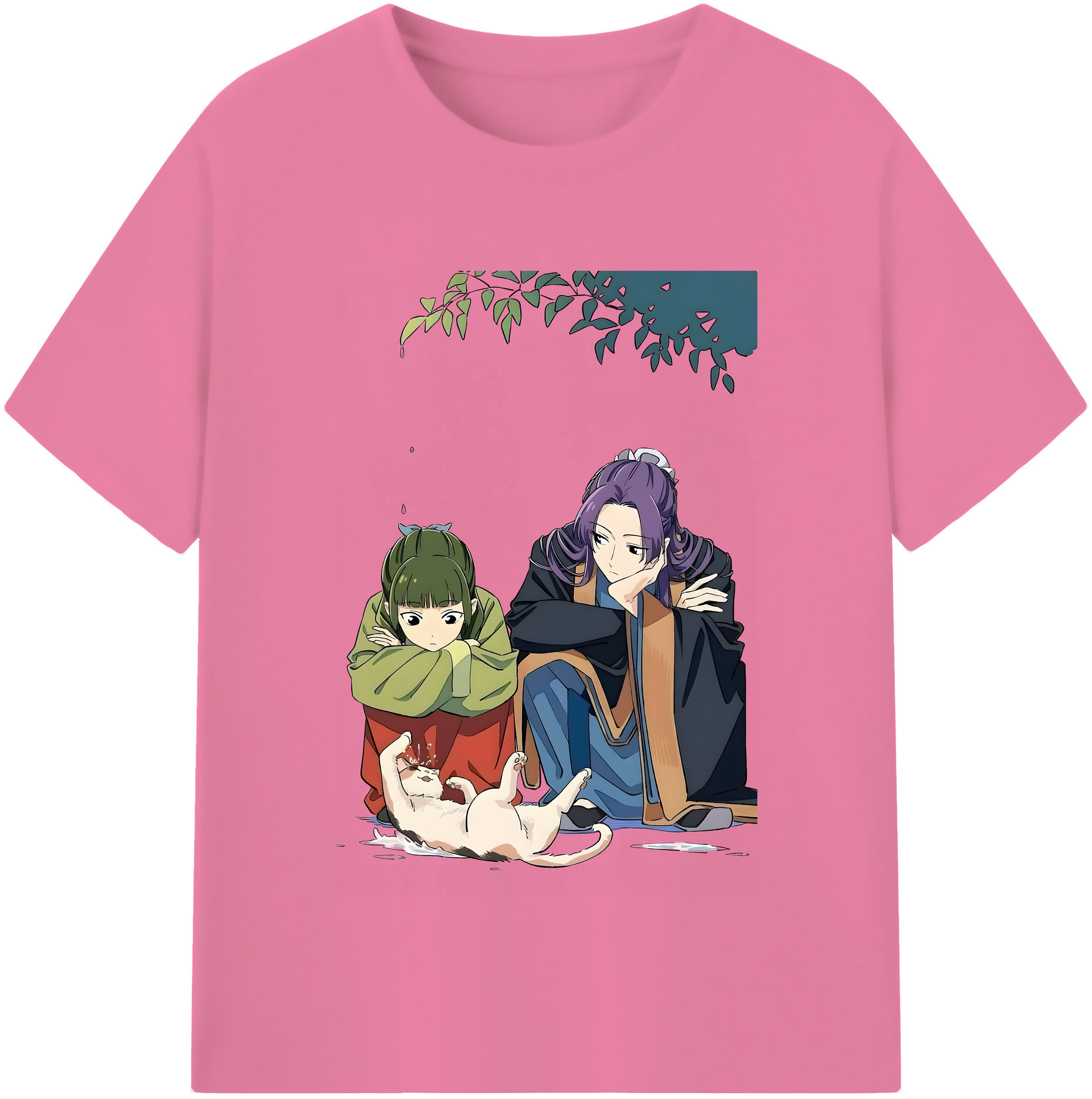 （画像用） 薬屋のひとりごと The Apothecary Diaries 綿100％半袖Tシャツ（フロントプリント）